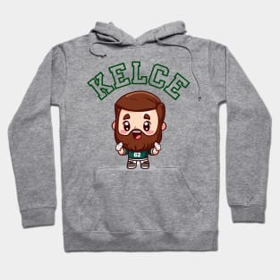 Jason Kelce Kawaii Philadelphia Eagles (Green Text) Hoodie